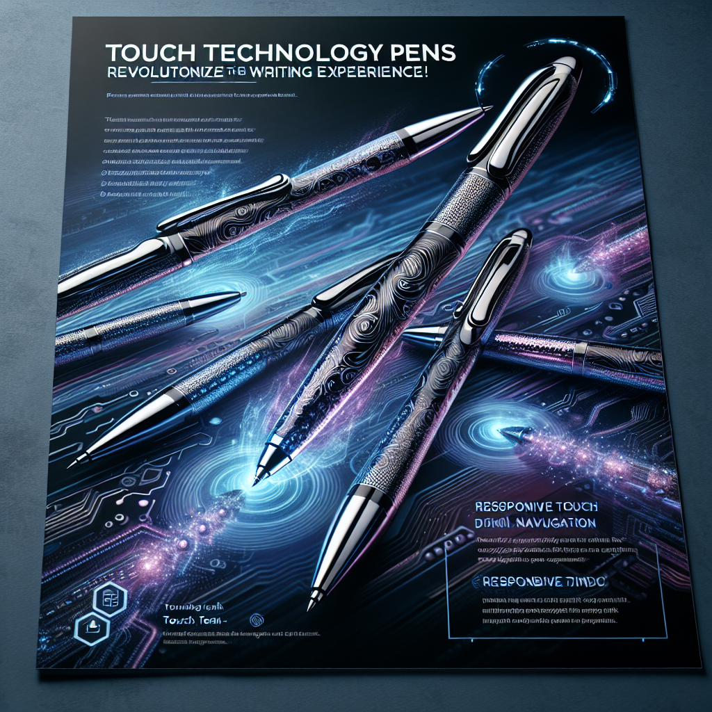 Długopisy reklamowe z technologią touch. Innowacja w promocji marki