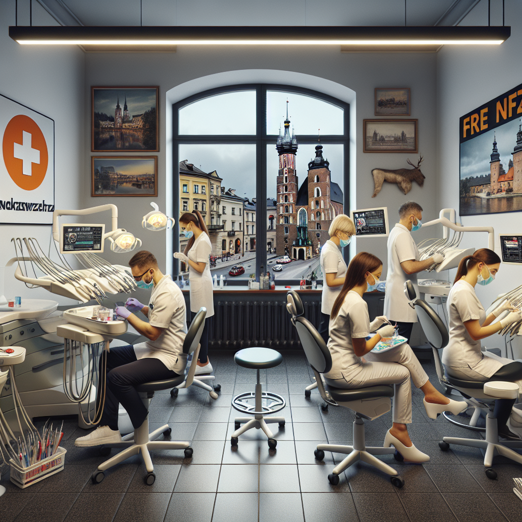 Jakie bezpłatne usługi oferuje stomatolog na NFZ w Krakowie