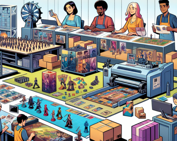 Drukarnia gier planszowych – proces od pliku do wysyłki, krok po kroku