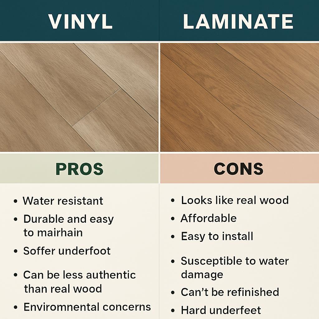 Panele winylowe czy laminowane? Porównanie, które rozwieje wątpliwości